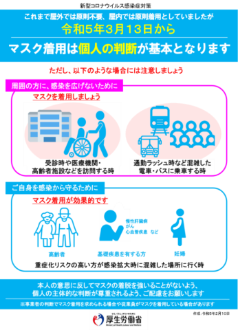 ＜マスク解禁、さあどうする＞