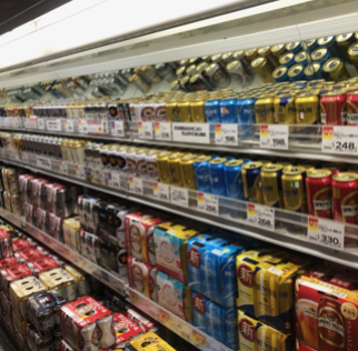 ＜ビールの季節到来＞