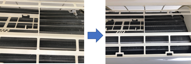 ＜エアコン掃除をやってみました＞